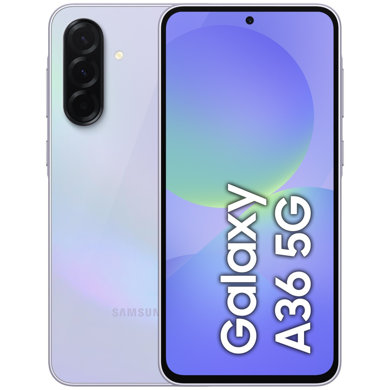 Samsung Galaxy A36 (A366) - Lavender, 8GB RAM, 256GB, 6.7in Super AMOLED 120Hz, 50MP Triple Camera, 5G