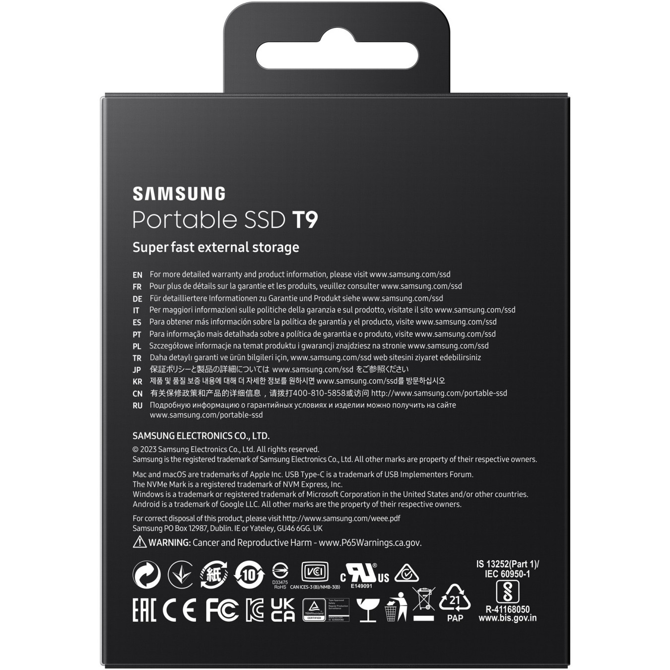 Samsung T9 4TB Portable SSD – USB 3.2 Gen 2x2, 2000MB/s | Armenius Store