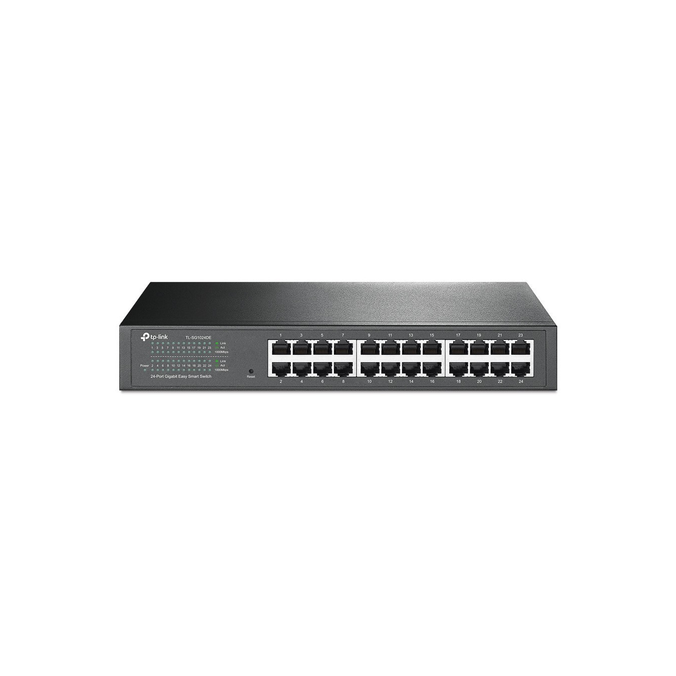 TP-Link TL-SG1024DE - 24-Port Gigabit Easy Smart L2 Switch - Rackmount 1U, Black — Buy in Cyprus with Fast Delivery