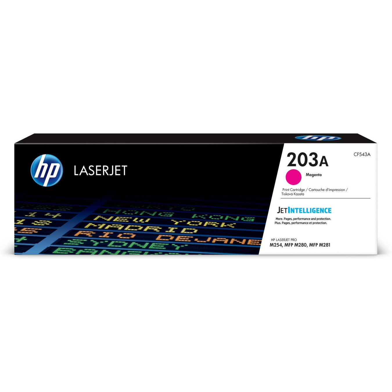 HP 203A - CF543A - Original Magenta Toner Cartridge (Standard Yield) for LaserJet Pro M254/M280/M281