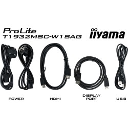 Buy IIYAMA ProLite T1932MSC-W1SAG - 19in (48.3 cm) 5:4 10pt Multi-Touch IPS Moni... in Cyprus, Nicosia, Limassol, Larnaka, Pafos