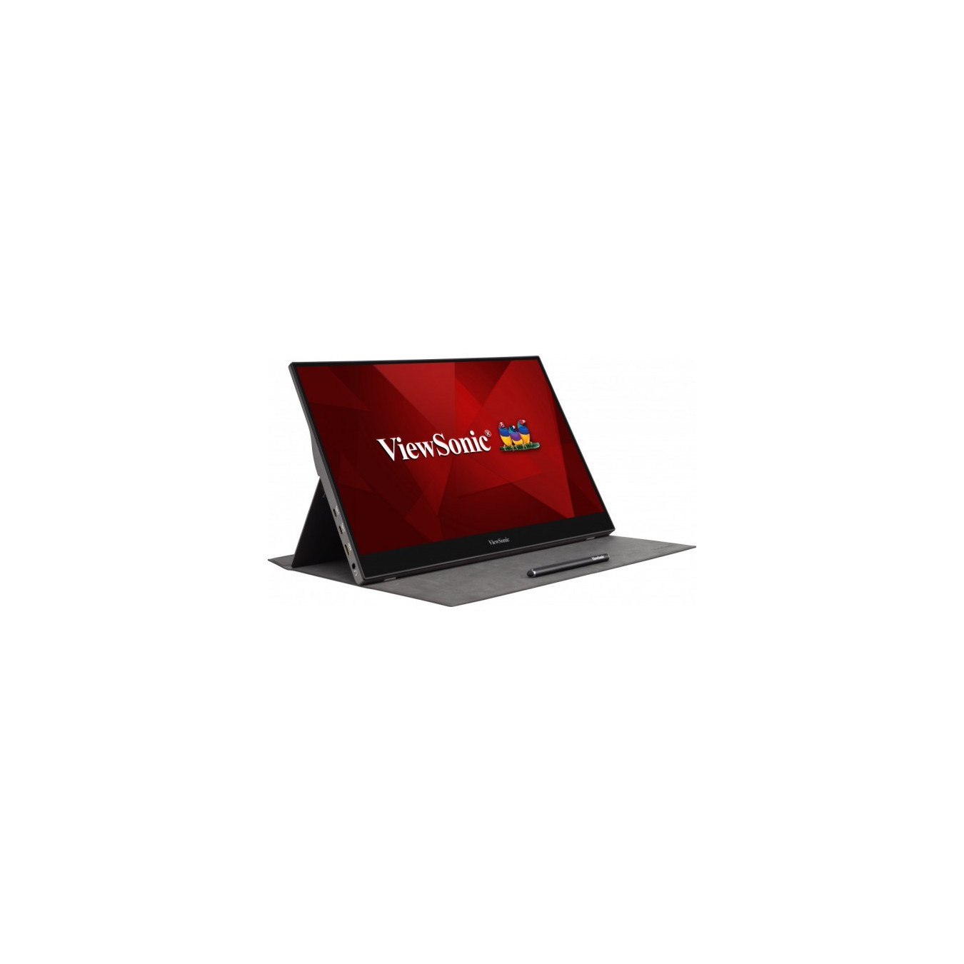 ViewSonic TD1655 - 15.6in FHD (1920x1080) IPS Touch Portable Monitor, USB-C & mini-HDMI, Silver