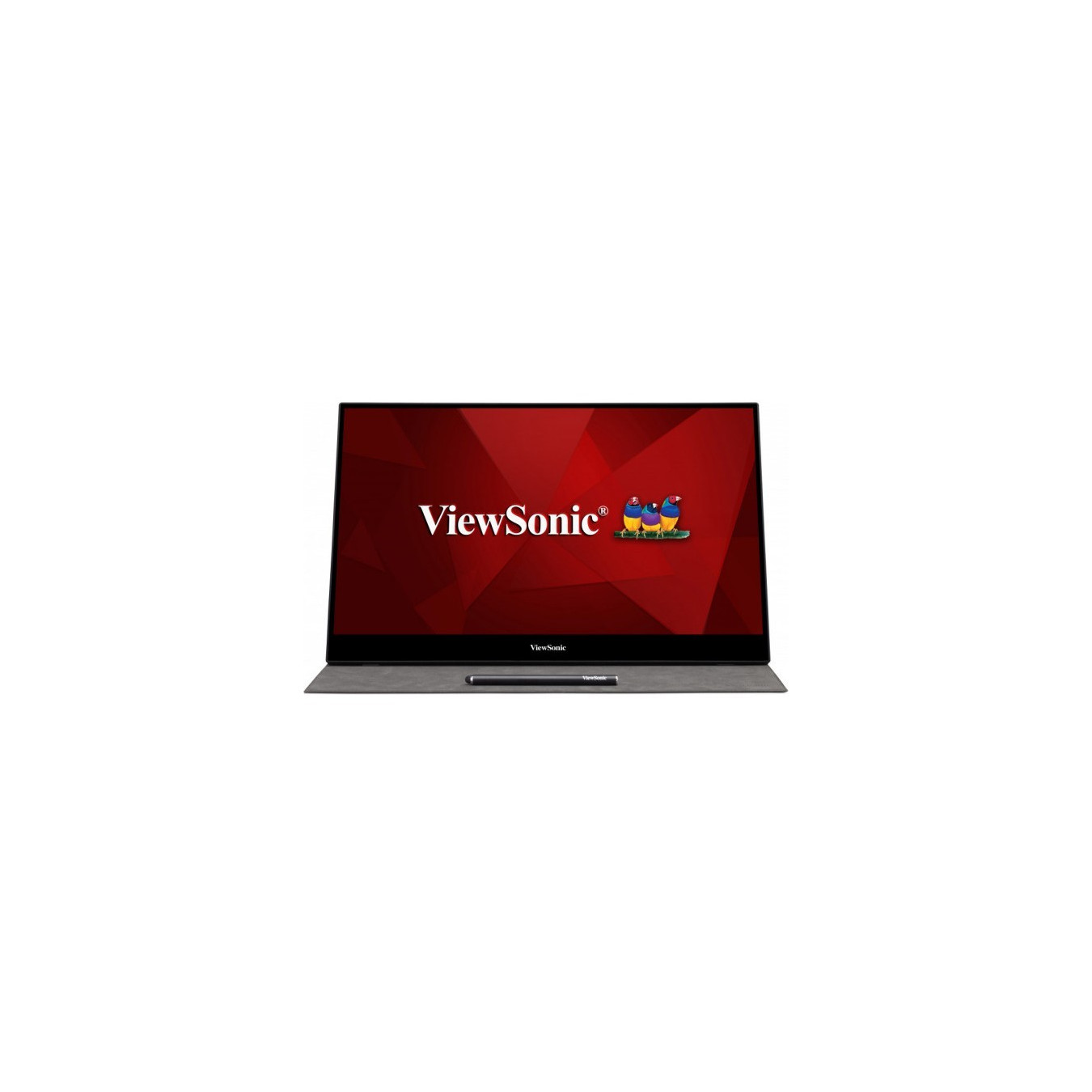 ViewSonic TD1655 - 15.6in FHD (1920x1080) IPS Touch Portable Monitor, USB-C & mini-HDMI, Silver