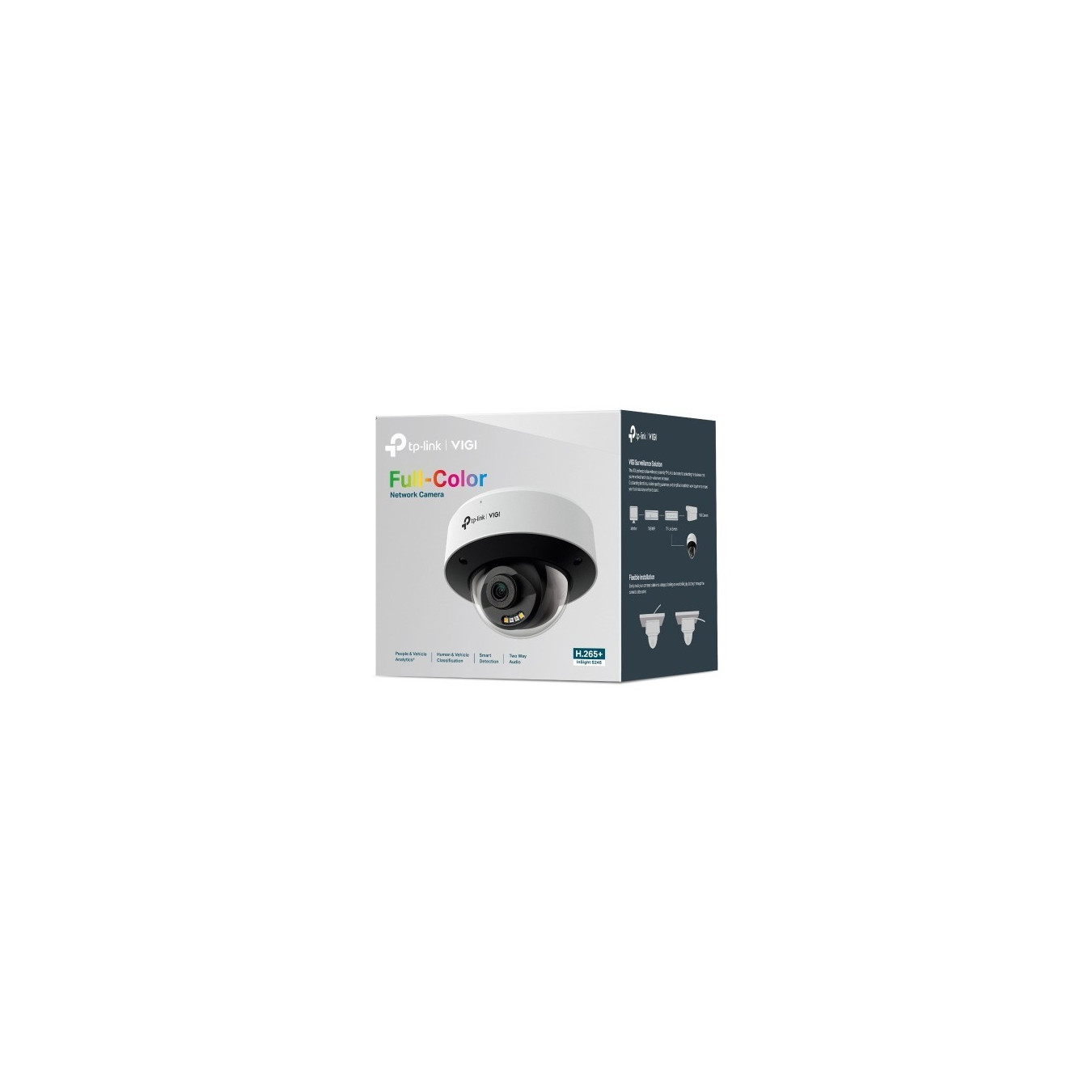 TP-Link Omada InSight S245 - 4MP (2.8mm) Full-Color Dome Camera - White, IP67, PoE — Buy in Cyprus with Fast Delivery
