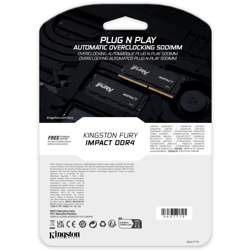 Buy Kingston FURY Impact - 32GB DDR4-3200 CL20 SO-DIMM - Black in Cyprus, Nicosia, Limassol, Larnaka, Pafos