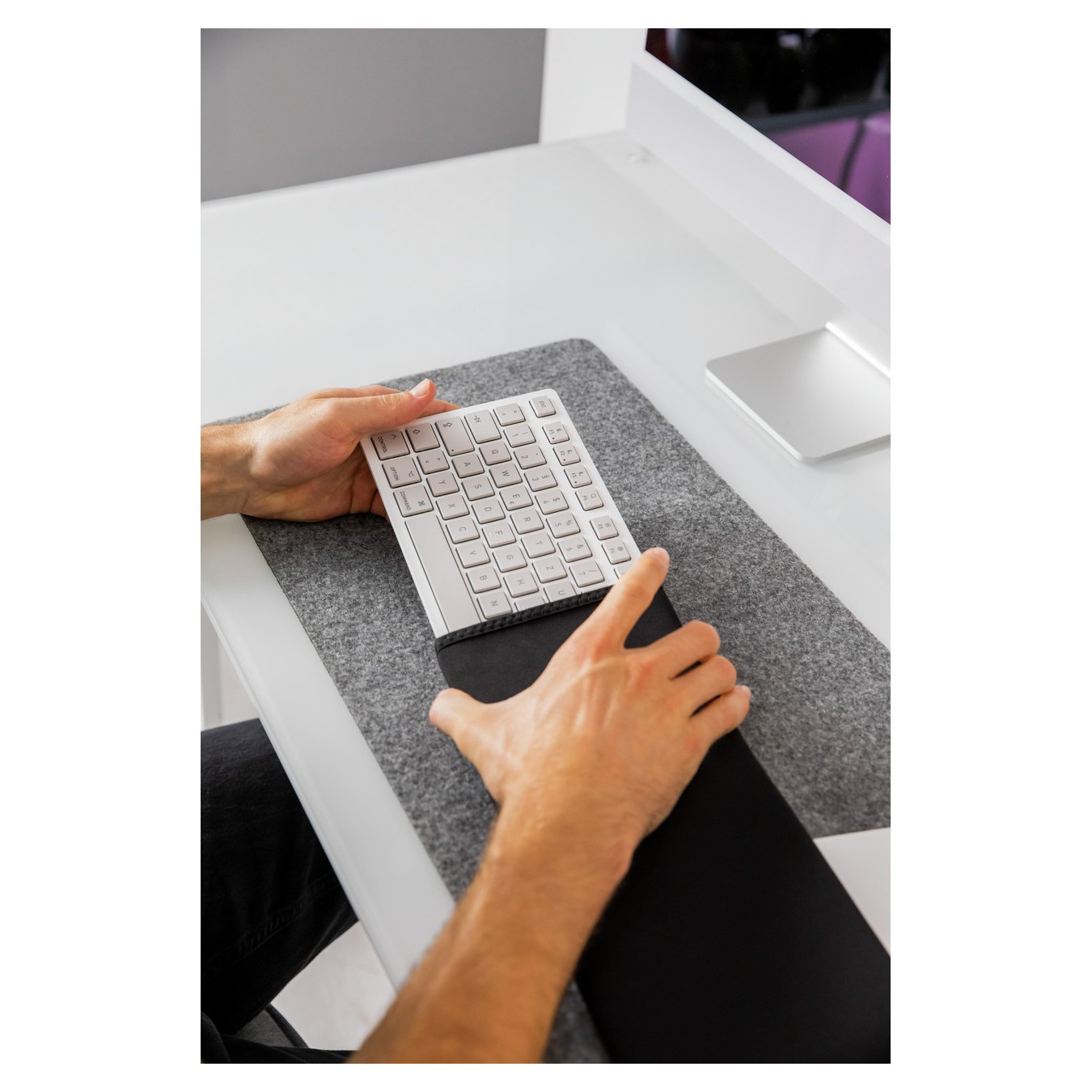 CHERRY KW 7100 Mini BT - 75% Mac Keyboard, Cherry SX Switches, Bluetooth 5.1, German QWERTZ ISO, White