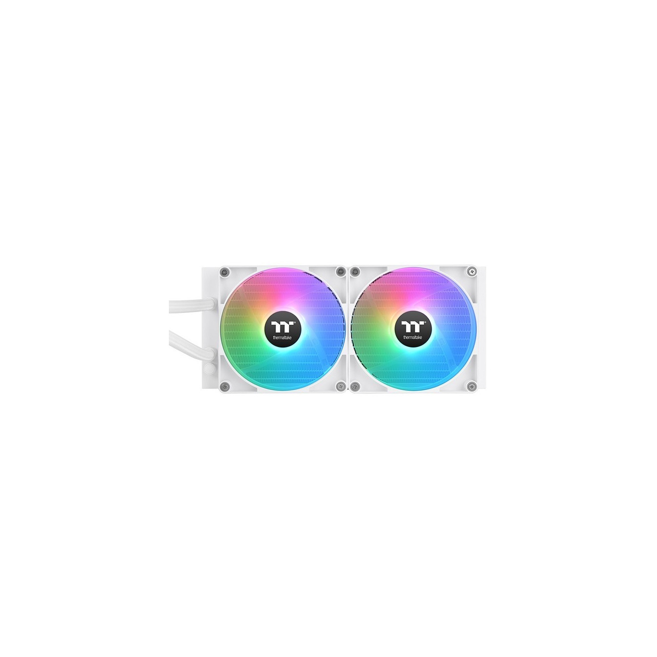 Thermaltake TH280 V2 ARGB Sync AIO Liquid Cooler - Snow Edition - 280mm Radiator, White, 2x140mm Fans