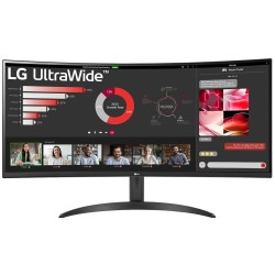 Buy LG 34WR50QK-B - 34-inch UltraWide Curved VA Monitor - 3440x1440 UWQHD, 100Hz... in Cyprus, Nicosia, Limassol, Larnaka, Pafos