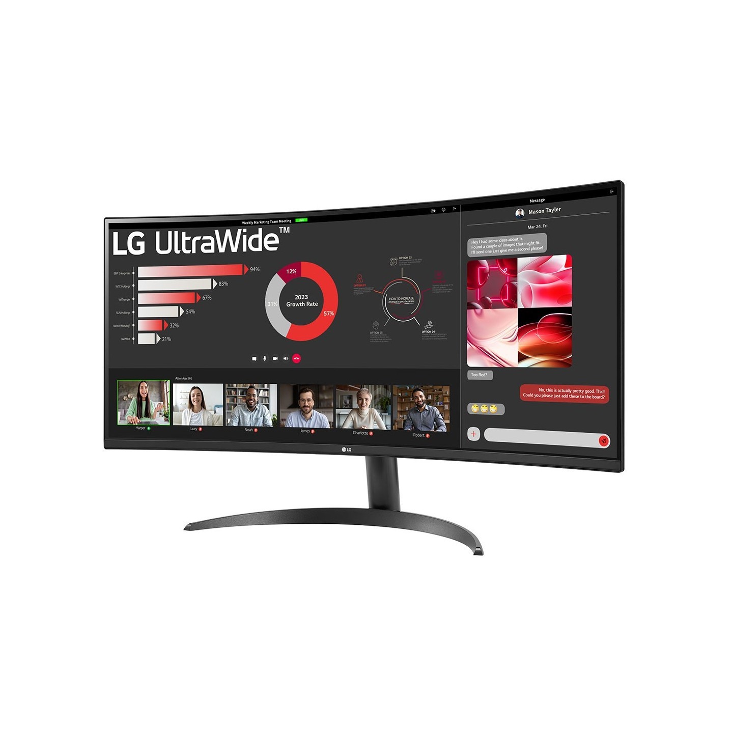 LG 34WR50QK-B 34" UltraWide Curved VA Monitor 3440x1440 100Hz HDR10 FreeSync (Boxed) — Buy in Cyprus with Fast Delivery
