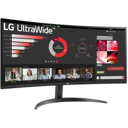 LG 34WR50QK-B 34" UltraWide Curved VA Monitor 3440x1440 100Hz HDR10 FreeSync (Boxed) — Buy in Cyprus with Fast Delivery