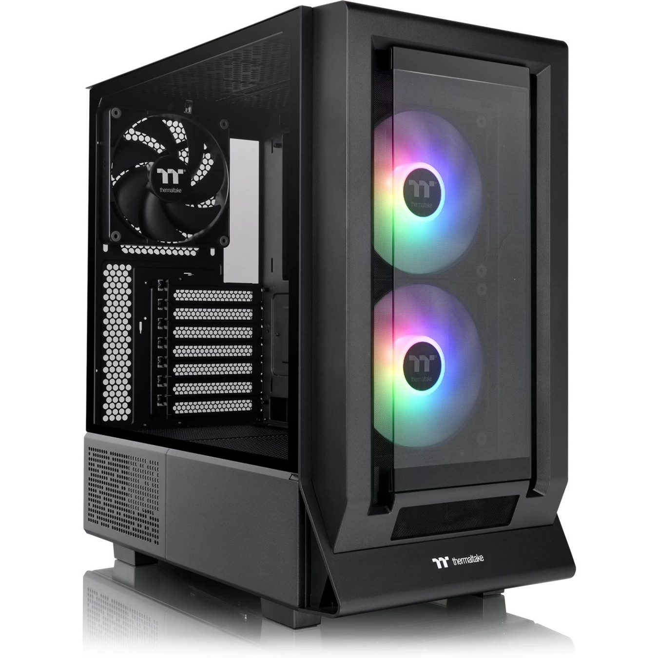 Thermaltake Ceres 350 MX - Mid Tower PC Case - Black, E-ATX/ATX/mATX/Mini-ITX, 360mm Front Radiator, USB-C