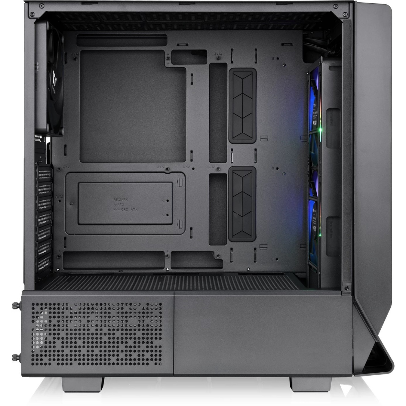 Thermaltake Ceres 350 MX - Mid Tower PC Case - Black, E-ATX/ATX/mATX/Mini-ITX, 360mm Front Radiator, USB-C