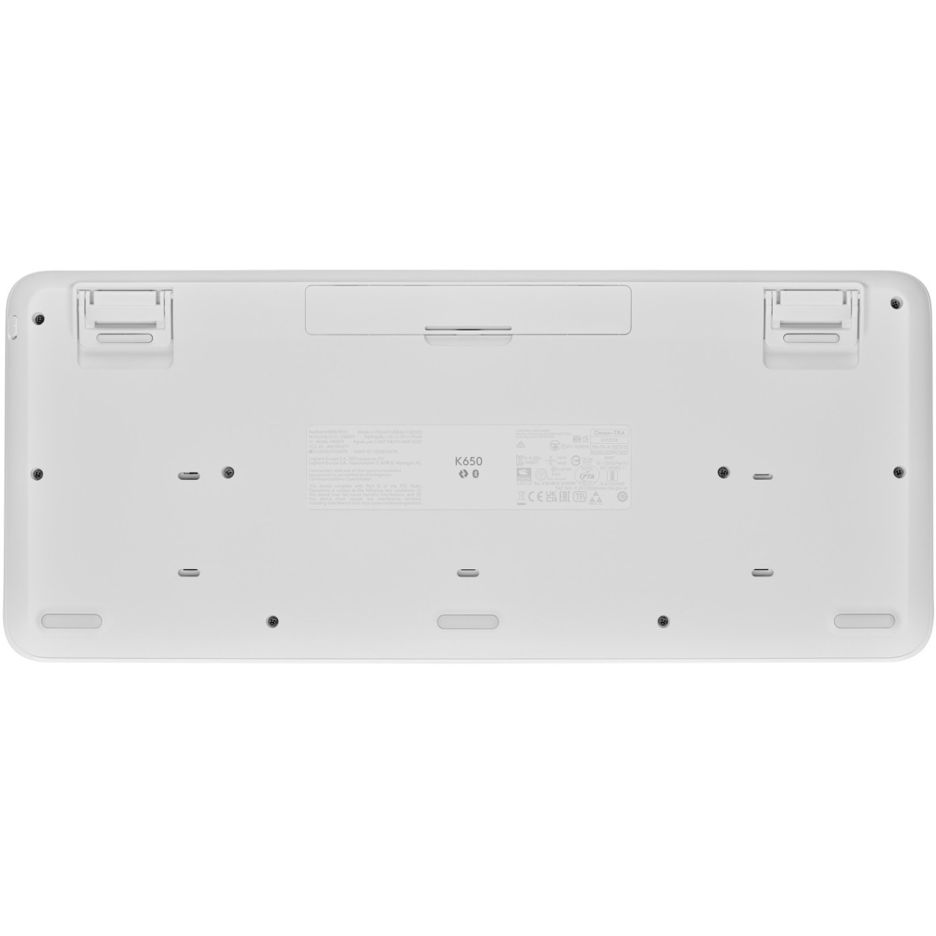Logitech Signature K650 - Bluetooth 5.1 Full-Size QWERTZ German Membrane Keyboard, Off-White