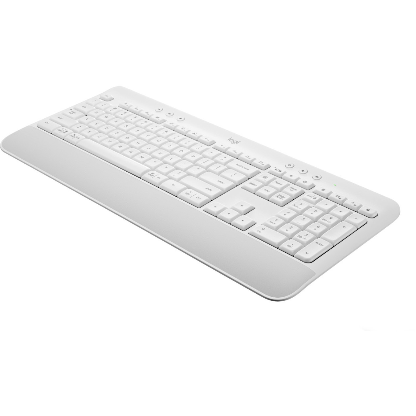 Logitech Signature K650 - Bluetooth 5.1 Full-Size QWERTZ German Membrane Keyboard, Off-White