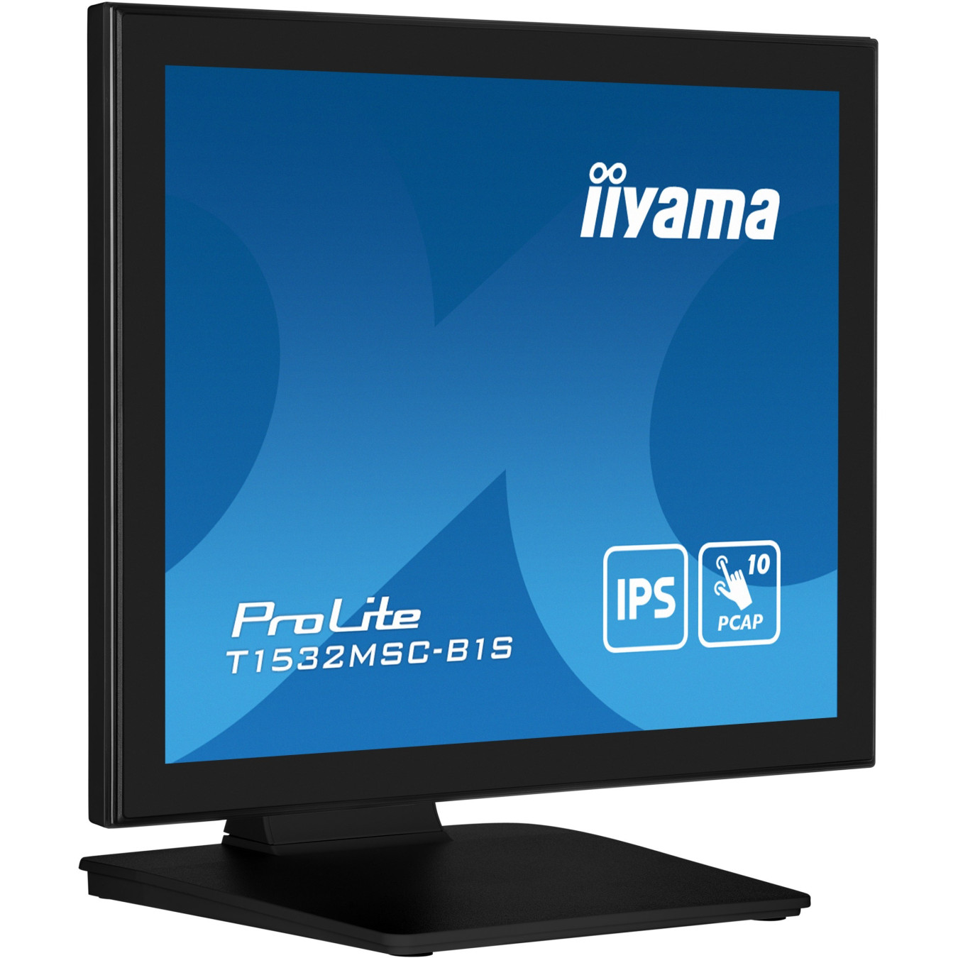 iiyama ProLite T1532MSC-B1S - 15-inch (38.1 cm) XGA 4:3 Projected Capacitive 10pt Touchscreen, TN Panel, Black