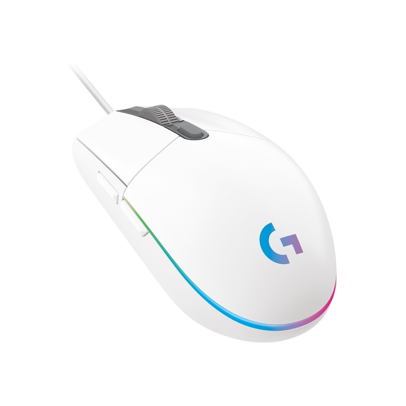 Logitech G102 LIGHTSYNC - White - Wired Gaming Mouse, 8000 DPI, 1 ms, USB-A — Buy in Cyprus with Fast Delivery
