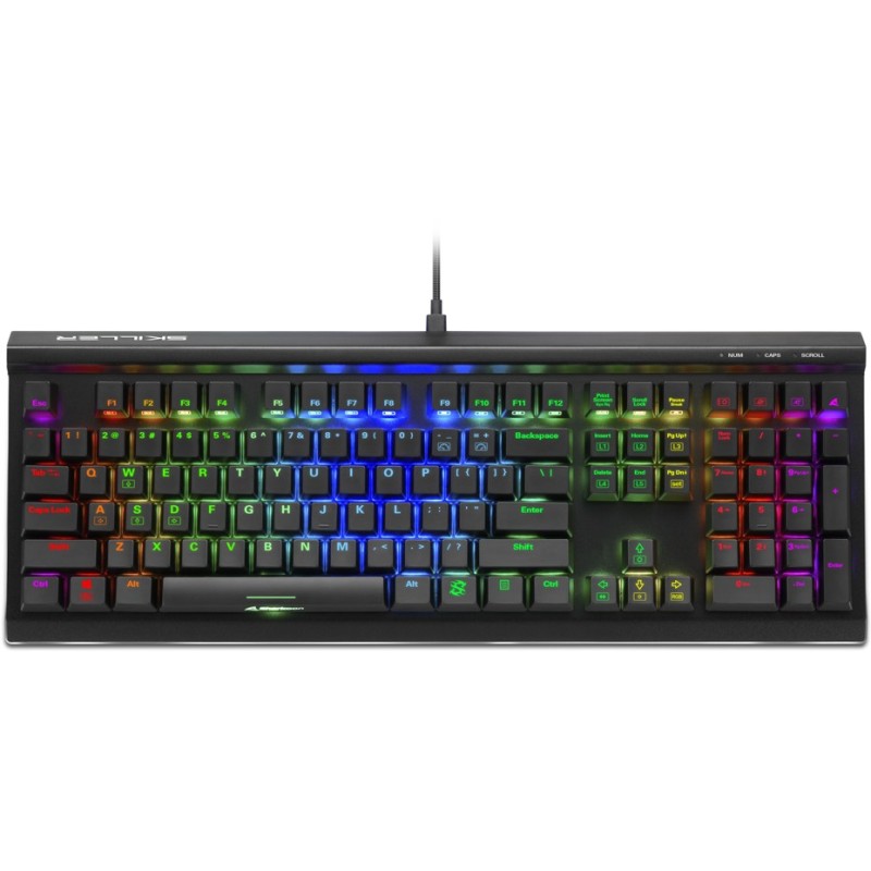 Buy Sharkoon SKILLER SGK60 - Full-Size Mechanical Keyboard - Black, US Layout, K... in Cyprus, Nicosia, Limassol, Larnaka, Pafos