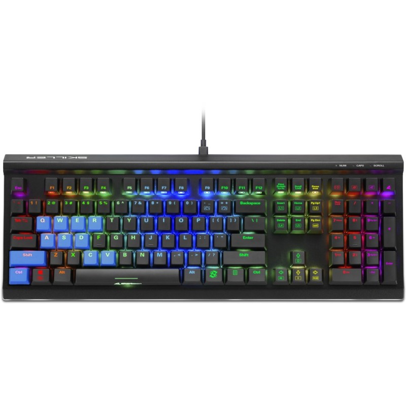 Buy Sharkoon SKILLER SGK60 - Full-Size Mechanical Keyboard - Black, US Layout, K... in Cyprus, Nicosia, Limassol, Larnaka, Pafos