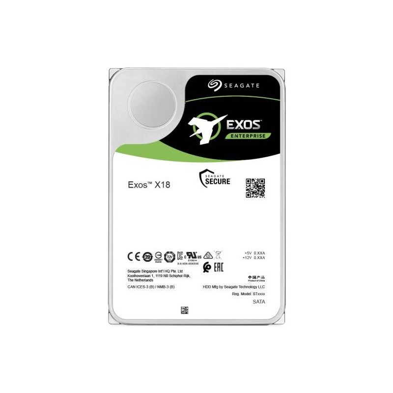 Buy Seagate Exos X18 ST16000NM004J - 16TB 3.5" SAS 12Gb/s Enterprise HDD, 7200 R... in Cyprus, Nicosia, Limassol, Larnaka, Pafos