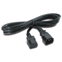 APC IEC Power Cable C13 to C14 - 2.5 m - Black - 10A, 90–250V, 50/60Hz — Buy in Cyprus with Fast Delivery