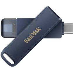 Buy SanDisk iXpand Phone Drive - 128GB - Blue - USB-C & Lightning - USB 3.2 Gen1... in Cyprus, Nicosia, Limassol, Larnaka, Pafos