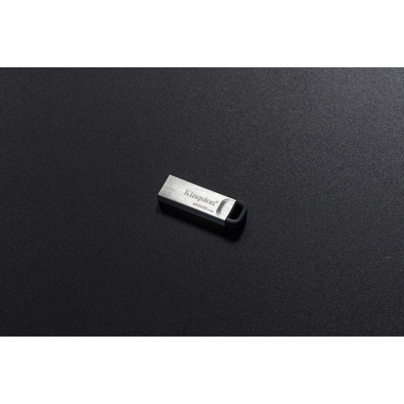 Kingston DataTraveler Kyson 256GB USB 3.2 Gen 1 Flash Drive - Silver, 200MB/s Read, Capless with Key Ring