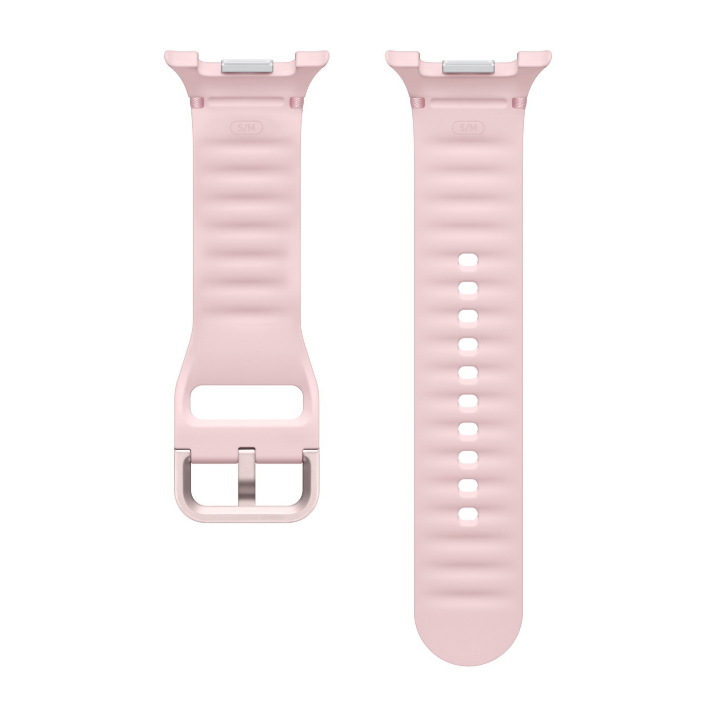 Samsung Sport Band S/M - Compatible with Galaxy Watch8 & Watch8 Classic 40mm - Pink Silicone Replacement
