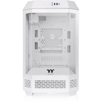 Thermaltake The Tower 250 Snow White - Mini-ITX Mini Tower Case, 3.9" LCD, USB-C, 360mm GPU Support