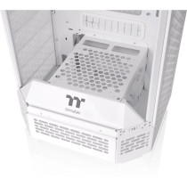 Thermaltake The Tower 250 Snow White - Mini-ITX Mini Tower Case, 3.9" LCD, USB-C, 360mm GPU Support