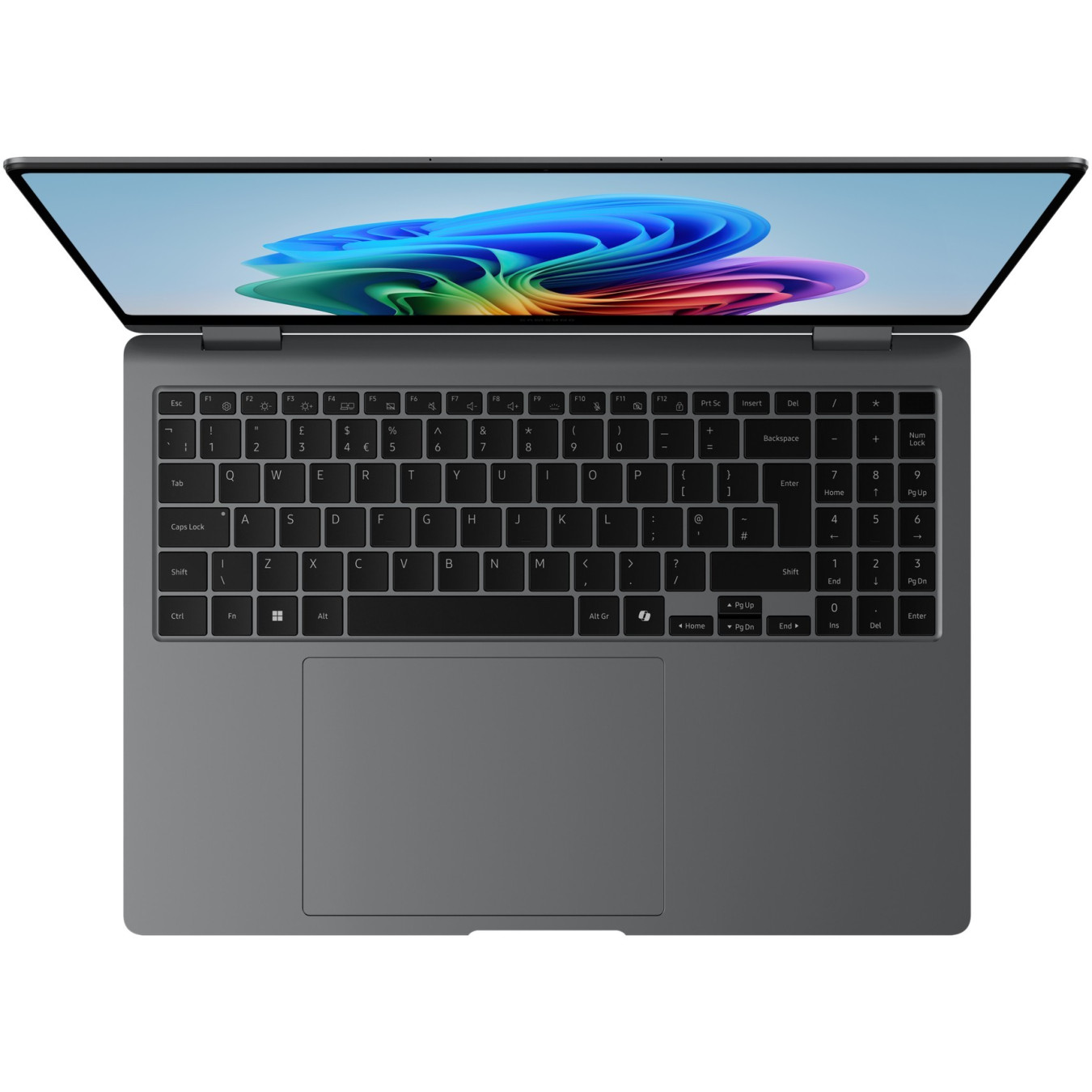 Samsung Galaxy Book5 Pro 360 NP960Q - Gray, 16-inch AMOLED 2X 2.8K 120Hz, Intel Core Ultra 7 4.8GHz, 16GB RAM, 1TB SSD