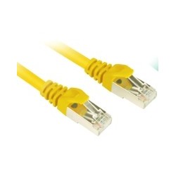 Buy Sharkoon RJ45 Ethernet Cable - 4044951014781 - Cat6 S/FTP, 2.0 m, Yellow in Cyprus, Nicosia, Limassol, Larnaka, Pafos