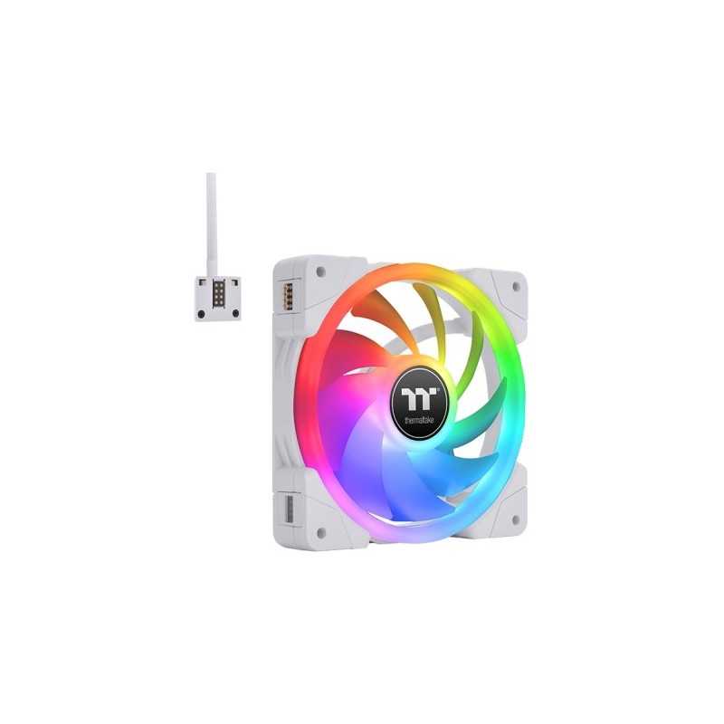 Buy Thermaltake SWAFAN EX14 RGB PC Case Fan - 140mm White - 3-Pack, 500–2000 R... in Cyprus, Nicosia, Limassol, Larnaka, Pafos