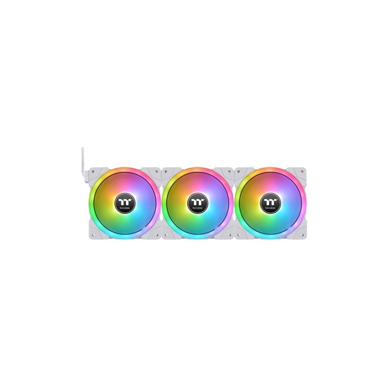 Buy Thermaltake SWAFAN EX14 RGB PC Case Fan - 140mm White - 3-Pack, 500–2000 R... in Cyprus, Nicosia, Limassol, Larnaka, Pafos