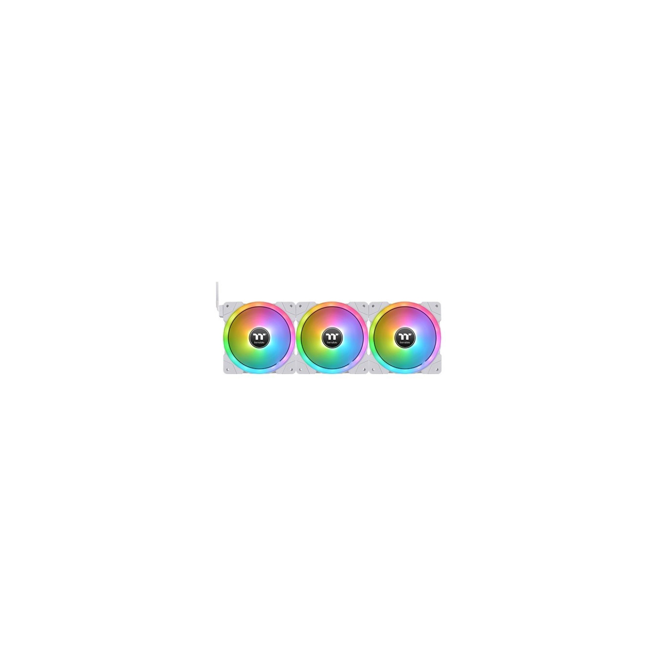 Thermaltake SWAFAN EX14 RGB PC Case Fan - 140mm White - 3-Pack, 500–2000 RPM, TT Premium — Buy in Cyprus with Fast Delivery