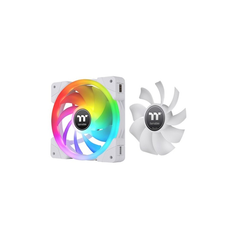 Buy Thermaltake SWAFAN EX14 RGB PC Case Fan - 140mm White - 3-Pack, 500–2000 R... in Cyprus, Nicosia, Limassol, Larnaka, Pafos