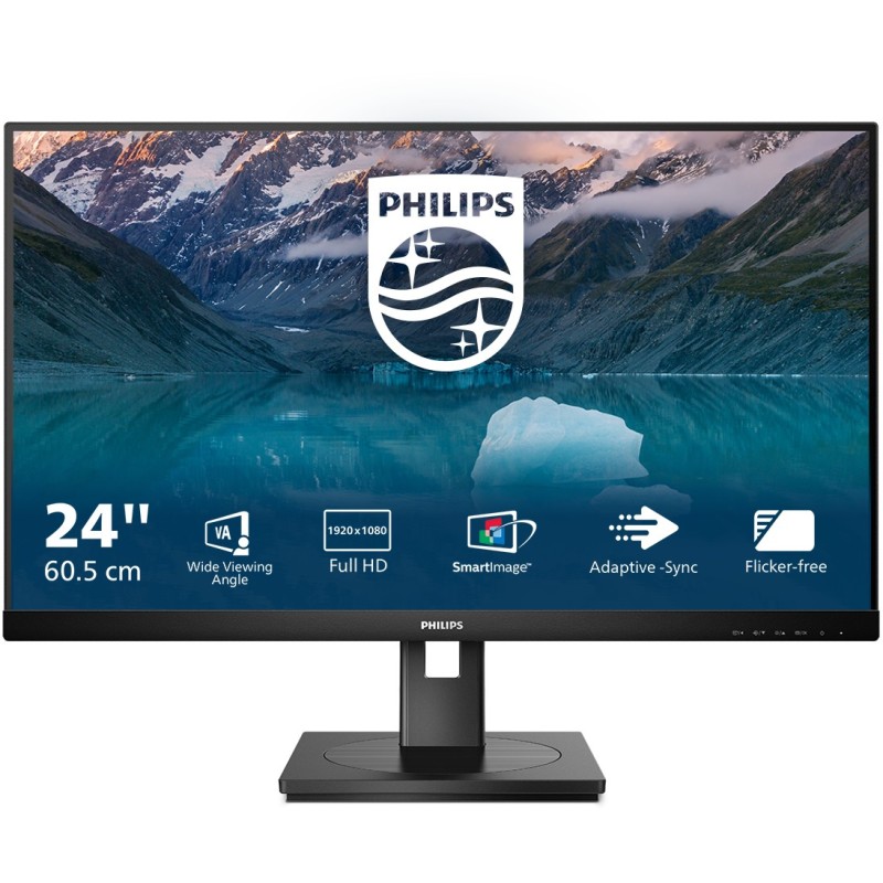 Buy Philips 242S9JML - 23.8'' Full HD VA Monitor, 75Hz, 4ms, HDMI/DVI/DP, 4x USB... in Cyprus, Nicosia, Limassol, Larnaka, Pafos