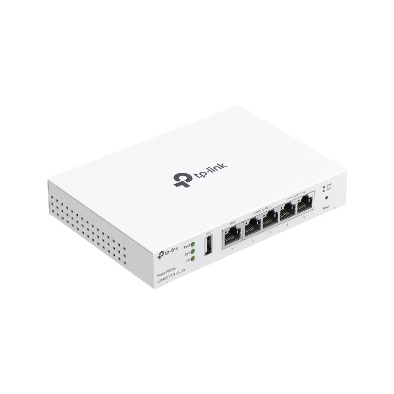 Buy TP-Link Festa FR205 - Gigabit VPN Router - White, 256MB RAM, 128MB Flash, 5x... in Cyprus, Nicosia, Limassol, Larnaka, Pafos