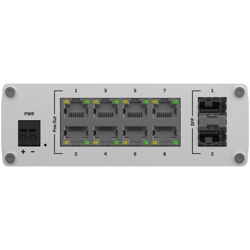 Buy Teltonika TSW210 Industrial Unmanaged Switch - 8x Gigabit RJ45 + 2x SFP, Alu... in Cyprus, Nicosia, Limassol, Larnaka, Pafos