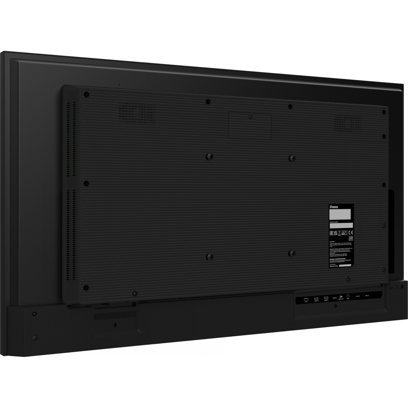 iiyama ProLite LH4365UHSB-B1 - 43" 4K Touch IPS, 800cd/m², Android 11, Wi-Fi, 2xHDMI/DP, Speakers Black