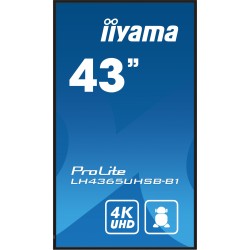 Buy iiyama ProLite LH4365UHSB-B1 - 43" 4K Touch IPS, 800cd/m², Android 11, Wi-F... in Cyprus, Nicosia, Limassol, Larnaka, Pafos