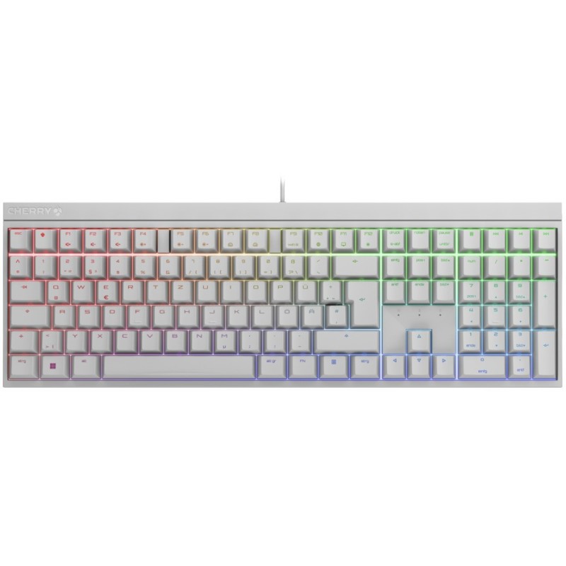 Buy CHERRY MX 2.0S RGB - Wired Mechanical Keyboard - White, German QWERTZ, Cherr... in Cyprus, Nicosia, Limassol, Larnaka, Pafos