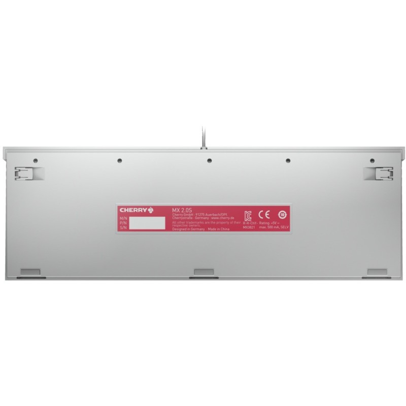 Buy CHERRY MX 2.0S RGB - Wired Mechanical Keyboard - White, German QWERTZ, Cherr... in Cyprus, Nicosia, Limassol, Larnaka, Pafos
