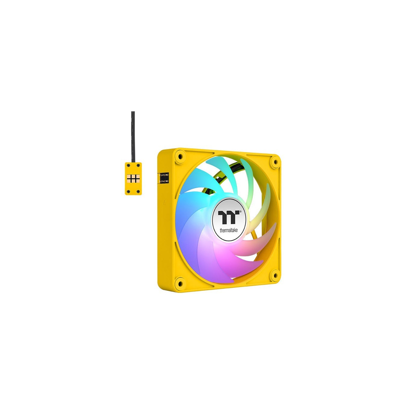 Thermaltake CT120 EX ARGB - 120mm Bumblebee Yellow PWM Cooling Fans, 3-Pack — Buy in Cyprus with Fast Delivery