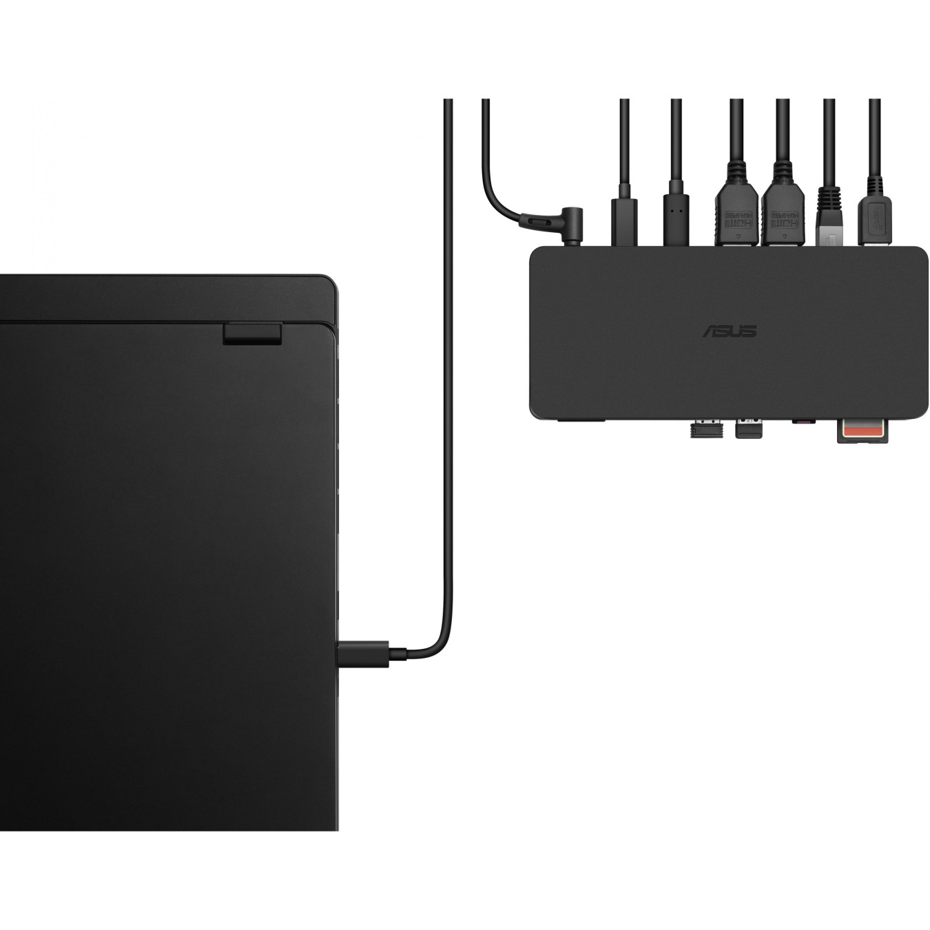ASUS DC500 Triple 4K USB-C Dock - DC500 - Black, 96W PD, HDMI 2.1, Triple 4K@60Hz, 2.5GbE — Buy in Cyprus with Fast Delivery