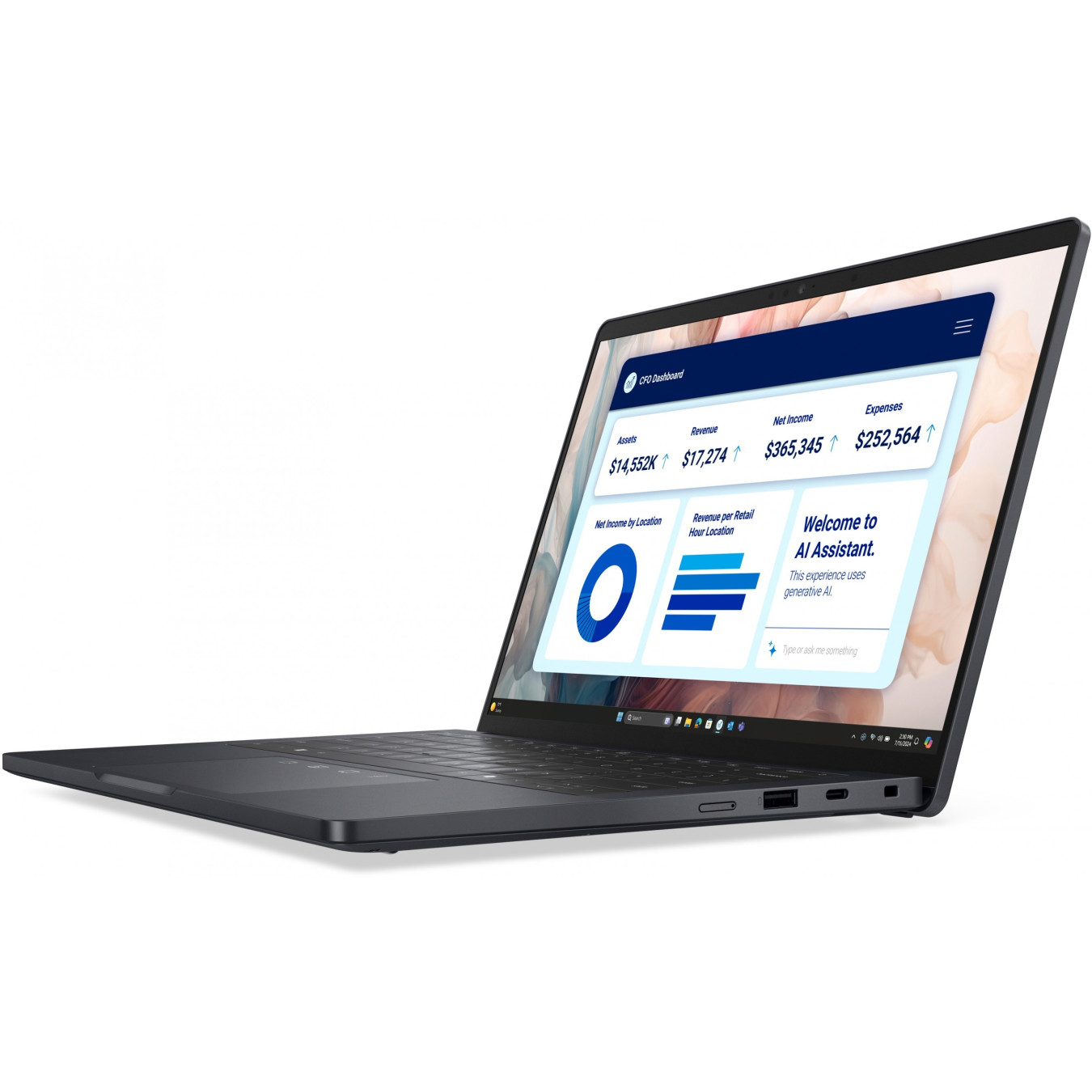 Dell Pro 13 Premium - PA13250 - Grey, 13.3" QHD+ Touch, Intel Core Ultra 7 268V 5.0GHz, 32GB RAM, 512GB SSD, Win11 Pro