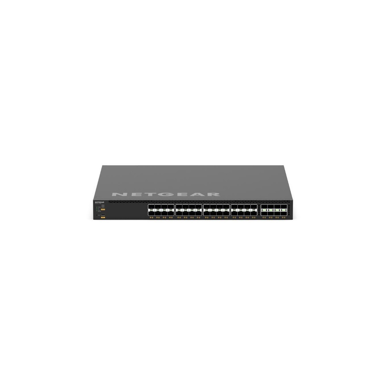 NETGEAR M4350-32F8V - 32x10G SFP+ & 8x25G SFP28 L3 Managed Switch, 1U, 4GB DDR4, ARM Cortex-A57 1.8GHz, Black