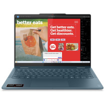 Lenovo Yoga 7 - 14AKP10 - Tidal Teal, 14" OLED WUXGA (1920x1200), AMD Ryzen AI 5 2.0GHz (4.8GHz boost), 16GB LPDDR5x, 512GB SSD