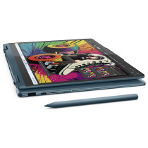 Lenovo Yoga 7 - 14AKP10 - Tidal Teal, 14" OLED WUXGA (1920x1200), AMD Ryzen AI 5 2.0GHz (4.8GHz boost), 16GB LPDDR5x, 512GB SSD