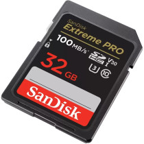 SanDisk Extreme PRO SDHC 32GB - UHS-I U3/V30, 200MB/s Read 90MB/s Write - Black — Buy in Cyprus with Fast Delivery