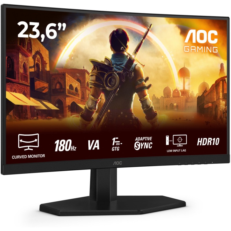Buy AOC C24G42E - 23.6in Curved Gaming Monitor 1500R | FHD 1920x1080, 180Hz, 4ms... in Cyprus, Nicosia, Limassol, Larnaka, Pafos
